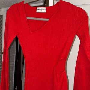 Princess Polly maxi dress / cut out on side